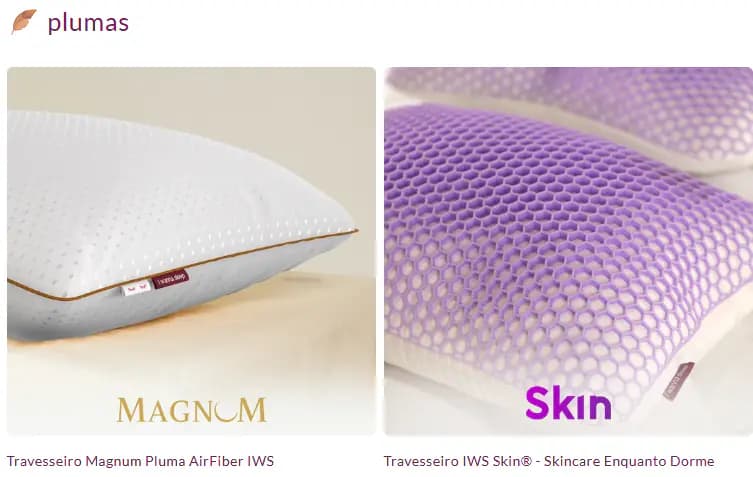 Linha Fibra da I Wanna Sleep: Magnum Pluma AirFiber e Skin