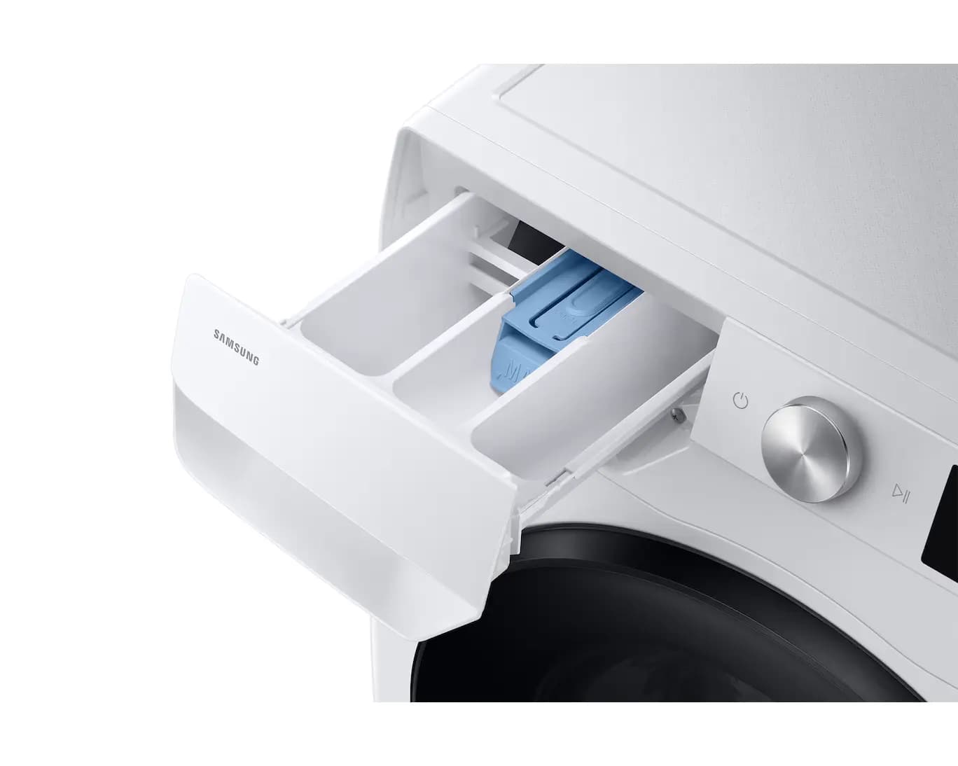 Visão em perspectiva da Lava e Seca Samsung WD13FG AI Control