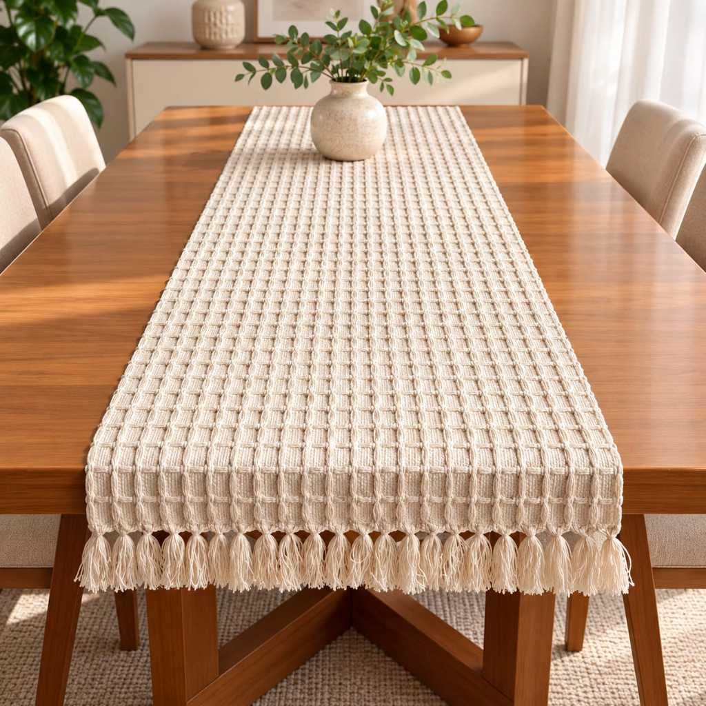 Caminho de Mesa Artesanal, Reforçado e Resistente, modelo Relíquia. Várias cores e tamanhos.