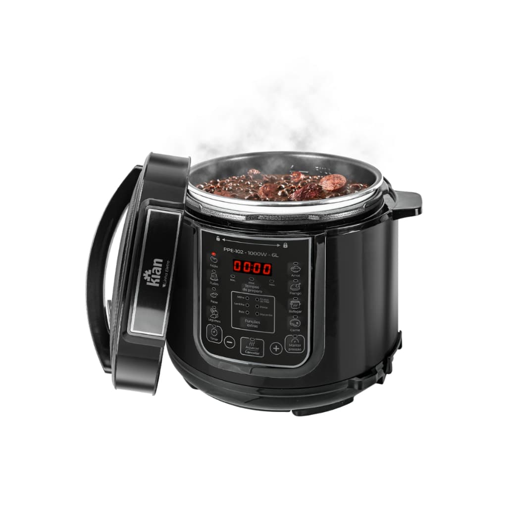 Panela de Pressão Elétrica 6L 1000W PPE102 - Kian
