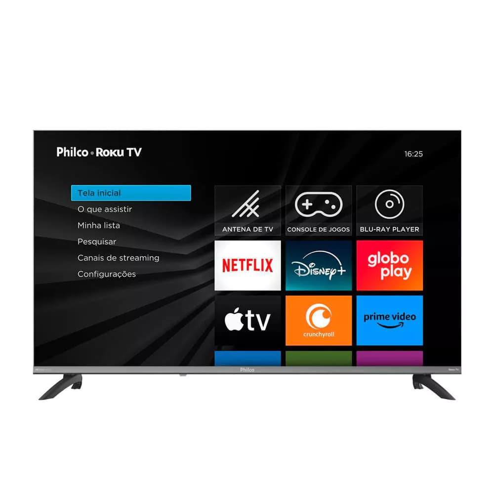 Smart TV LED 40" FullHD Roku Dolby Audio Philco P40CRA