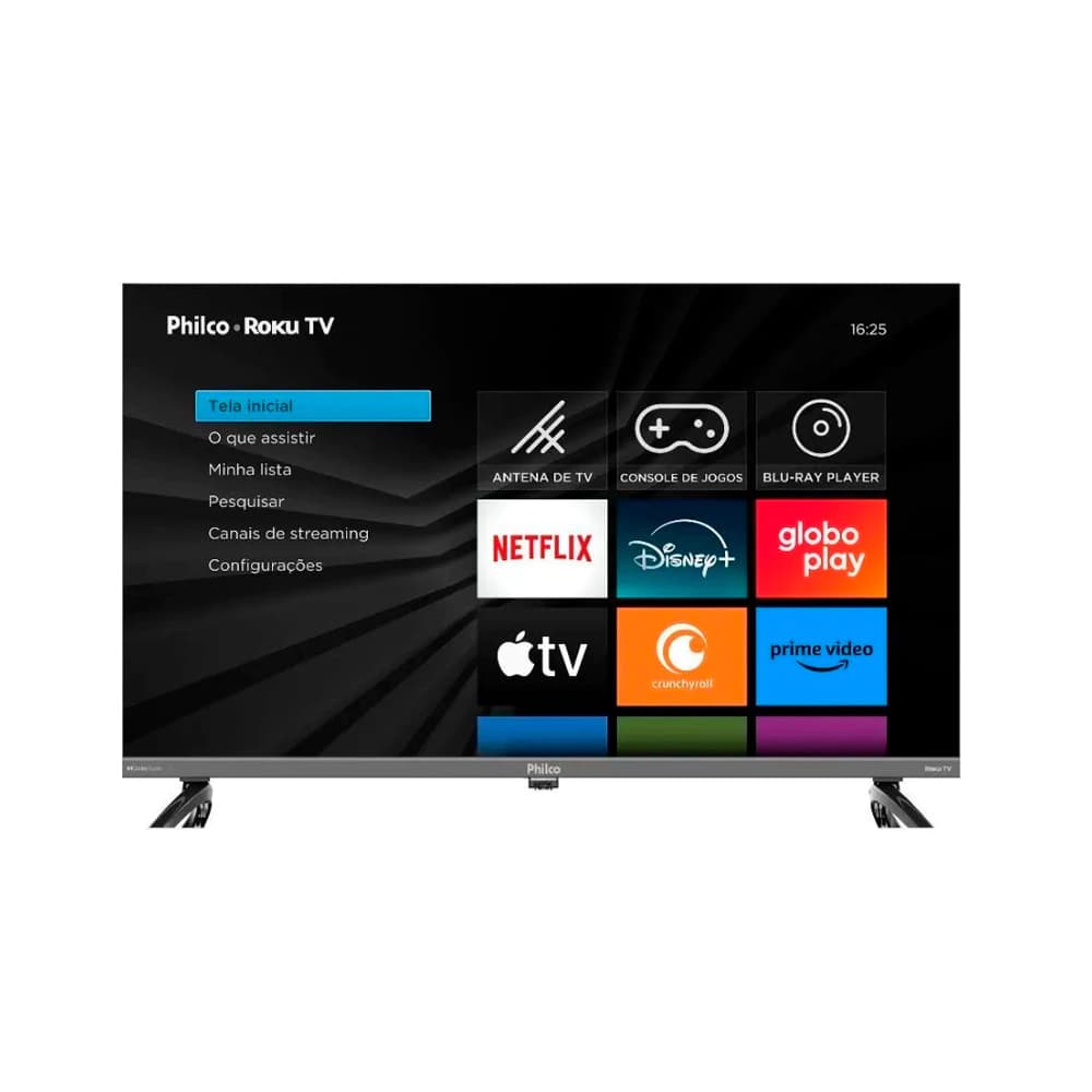 Smart TV 43" Philco Roku TV HDR10 Dolby Áudio