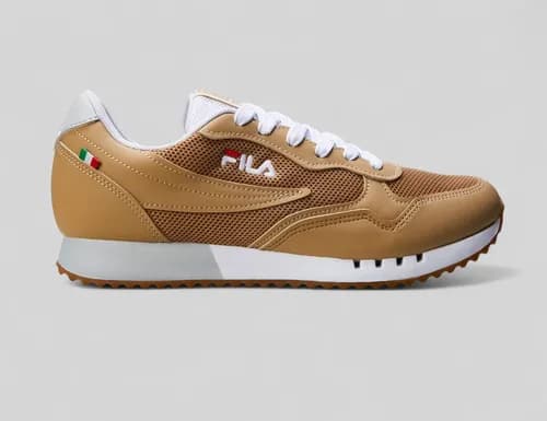 Tênis Masculino Euro Jogger Sport Ii Fila Bege Escuro/branco/cinza Gelo