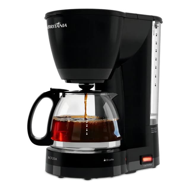 Cafeteira britânia bcf20a 20 cafés 800ml