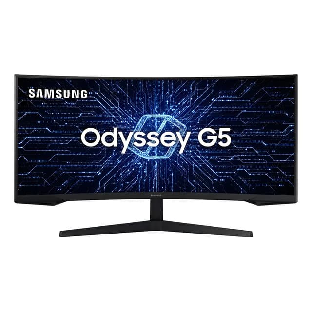 Monitor Gamer Samsung Odyssey G5 34  Uwqhd Preto 127/220v