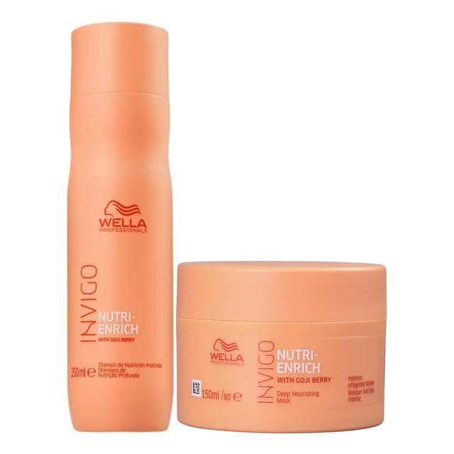 Kit Wella Shampoo + Máscara Invigo Nutri-Enrich