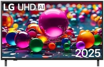 Smart TV LG UHD AI UA75 43 polegadas HDR10 Pro Processador α7 AI Ger 8 webOS 25