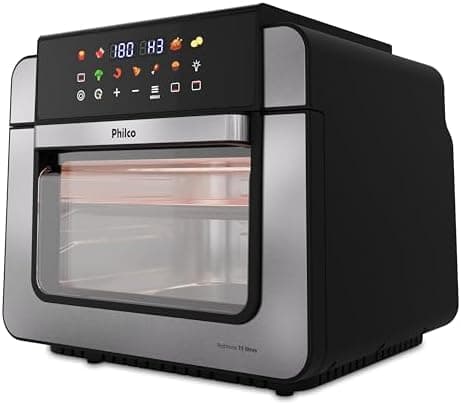 Air Fryer Oven Philco 15L Dupla Resistência 1800W PAF15B 127V