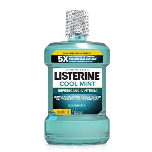 Listerine Cool Mint Enxaguante Bucal Sem Álcool, 1,5l