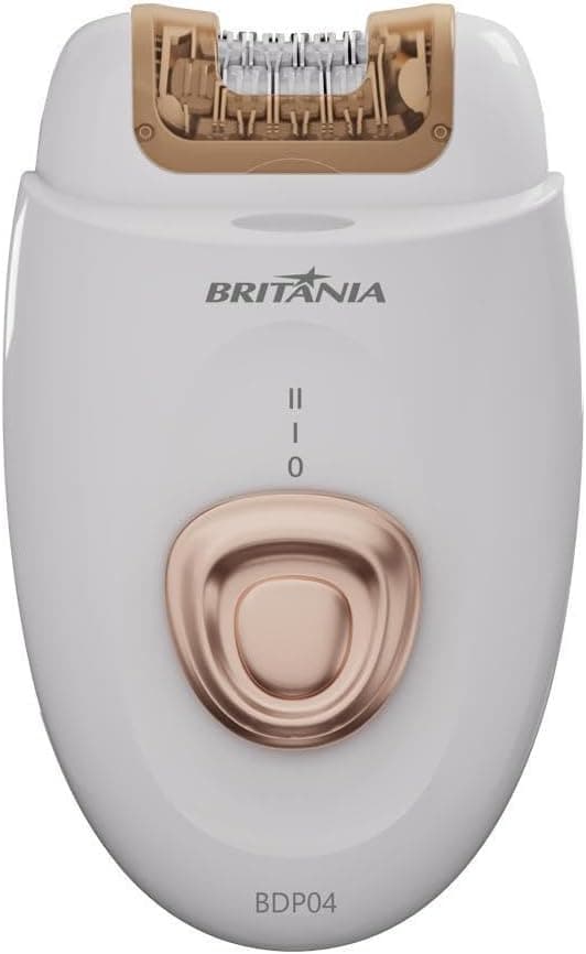 Depilador de Pelos Britânia 4 Acessórios BDP04 5W Branco e rose Bivolt