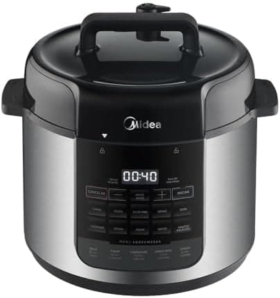 Panela de Pressão Elétrica 5L NutriPro Inox Midea