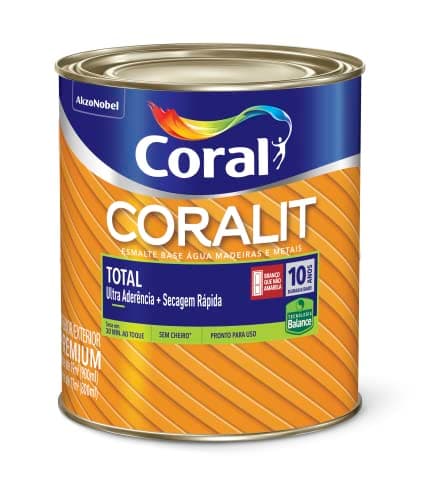 Coralit Total Brilhante Tabaco 900ML - Coral