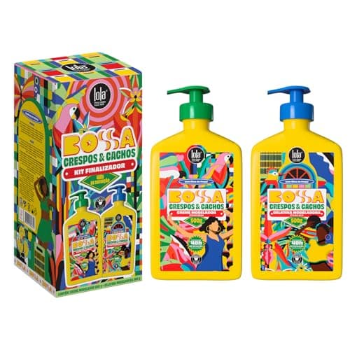 Kit Bossa Cabelos Crespos e Cacheados (Modelador Creme 500 g + Gelatina Modeladora 500 g) - Lola From Rio