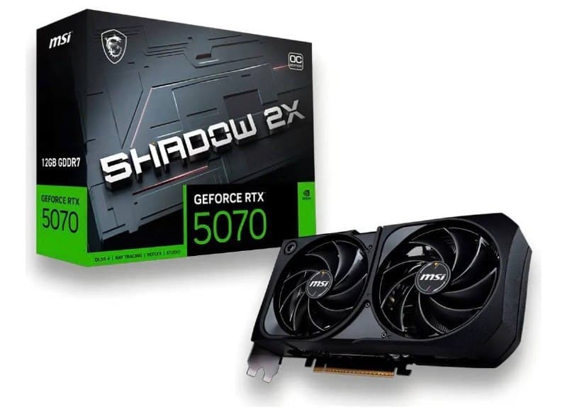 Placa de vídeo MSI GeForce RTX 5070 12GB