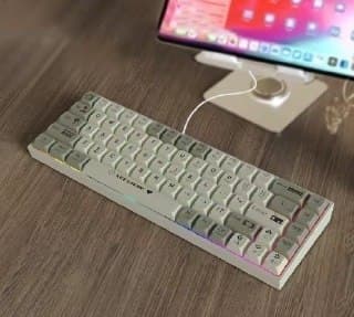 Teclado Mecânico Ajazz Ak680 RGB Wired Hot-Swap