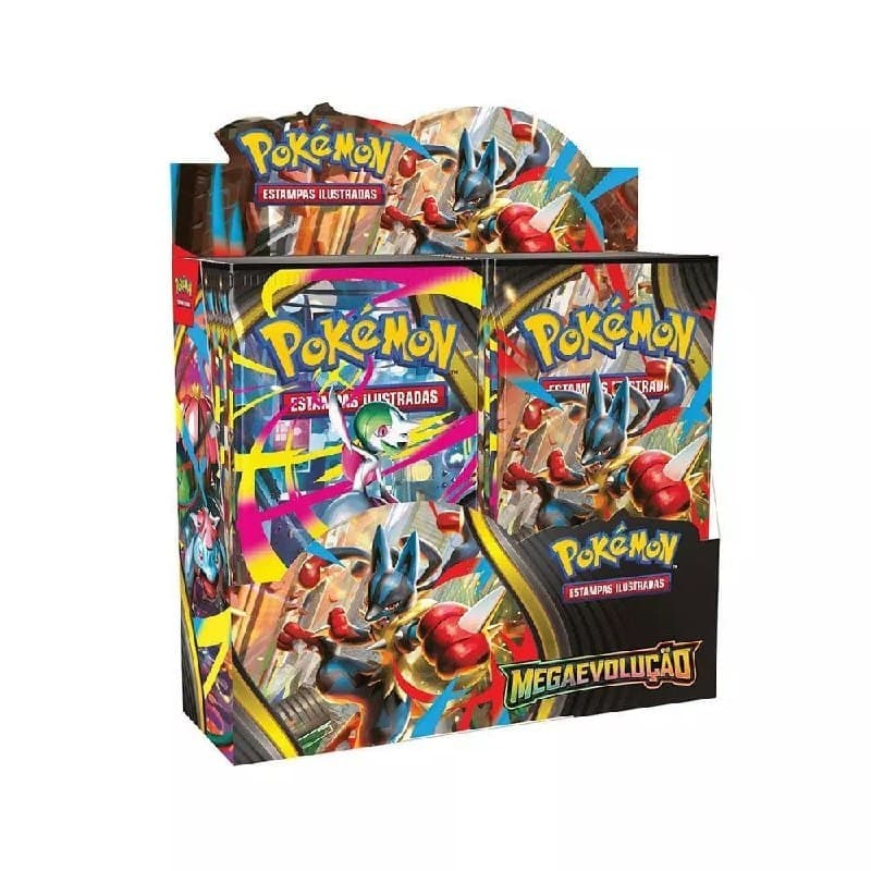 Cartas Booster Pokémon Copag Megaevolução