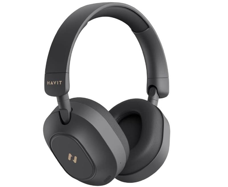Headphone Havit H668bt Anc Híbrido Bluetooth 5.4 Bateria 80h Preto