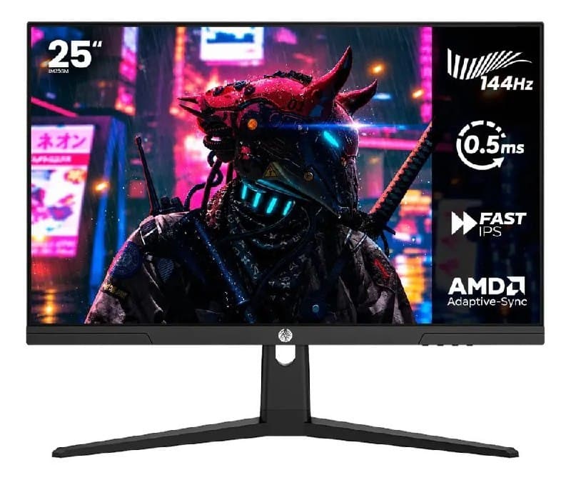 Monitor Gamer Haiz 25'' Ips Fhd 144hz 0.5ms Hdmi Dp Vesa Preto