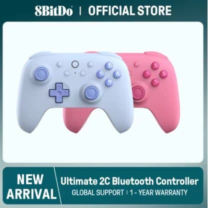 Controle Sem Fio 8BitDo Ultimate 2C Bluetooth para Switch e PC
