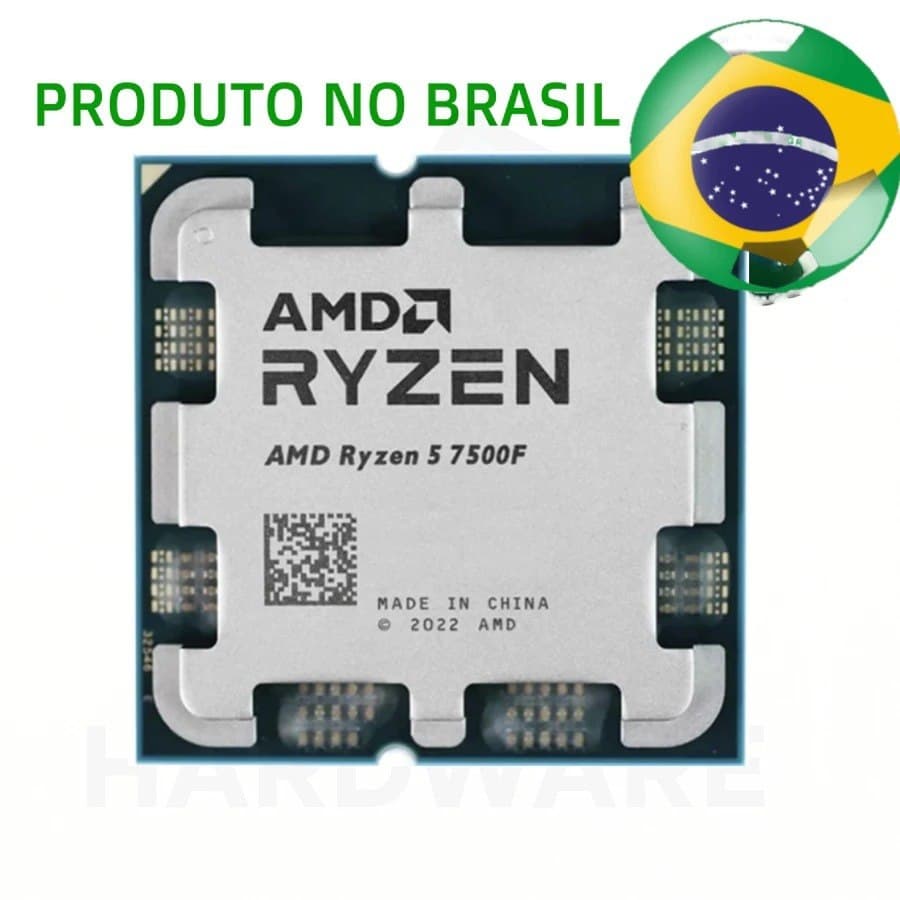 Processador AMD Ryzen 5 7500F AM5 Oem Novo