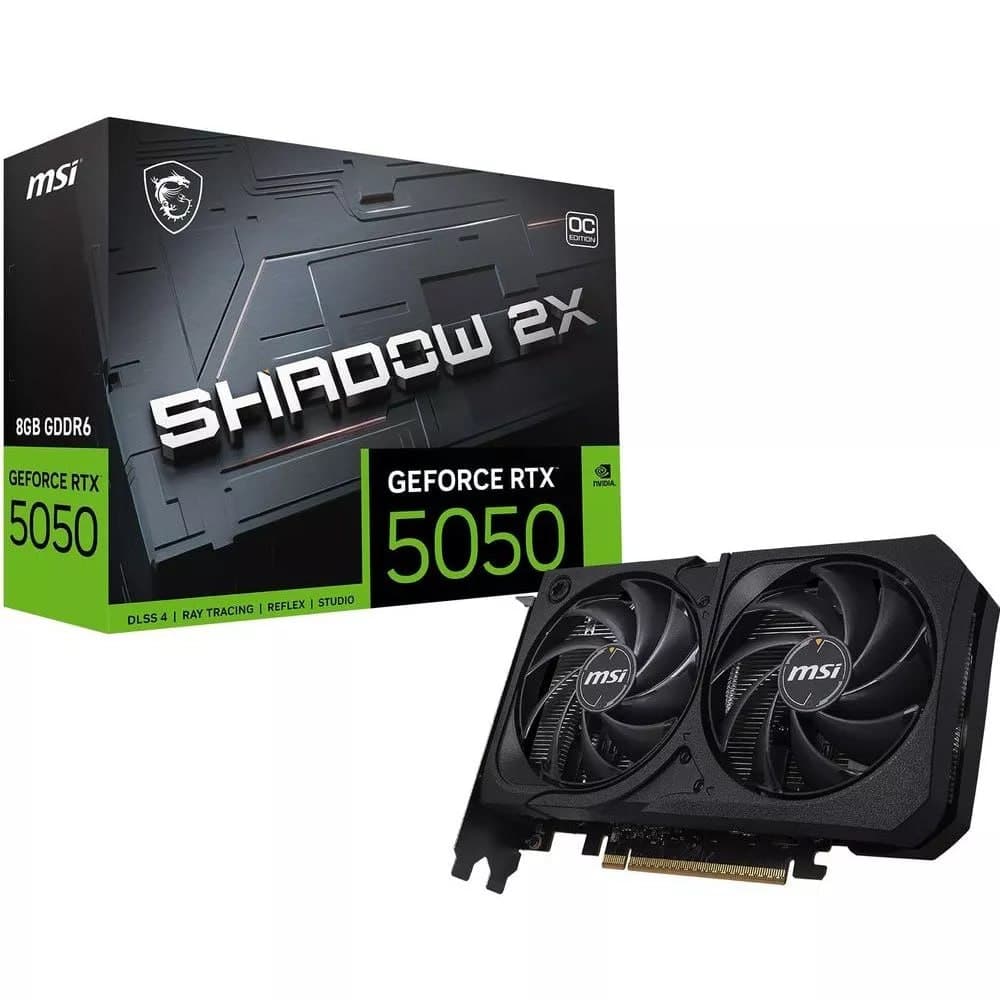 Placa de Vídeo RTX 5050 MSI Shadow 2X 8GB