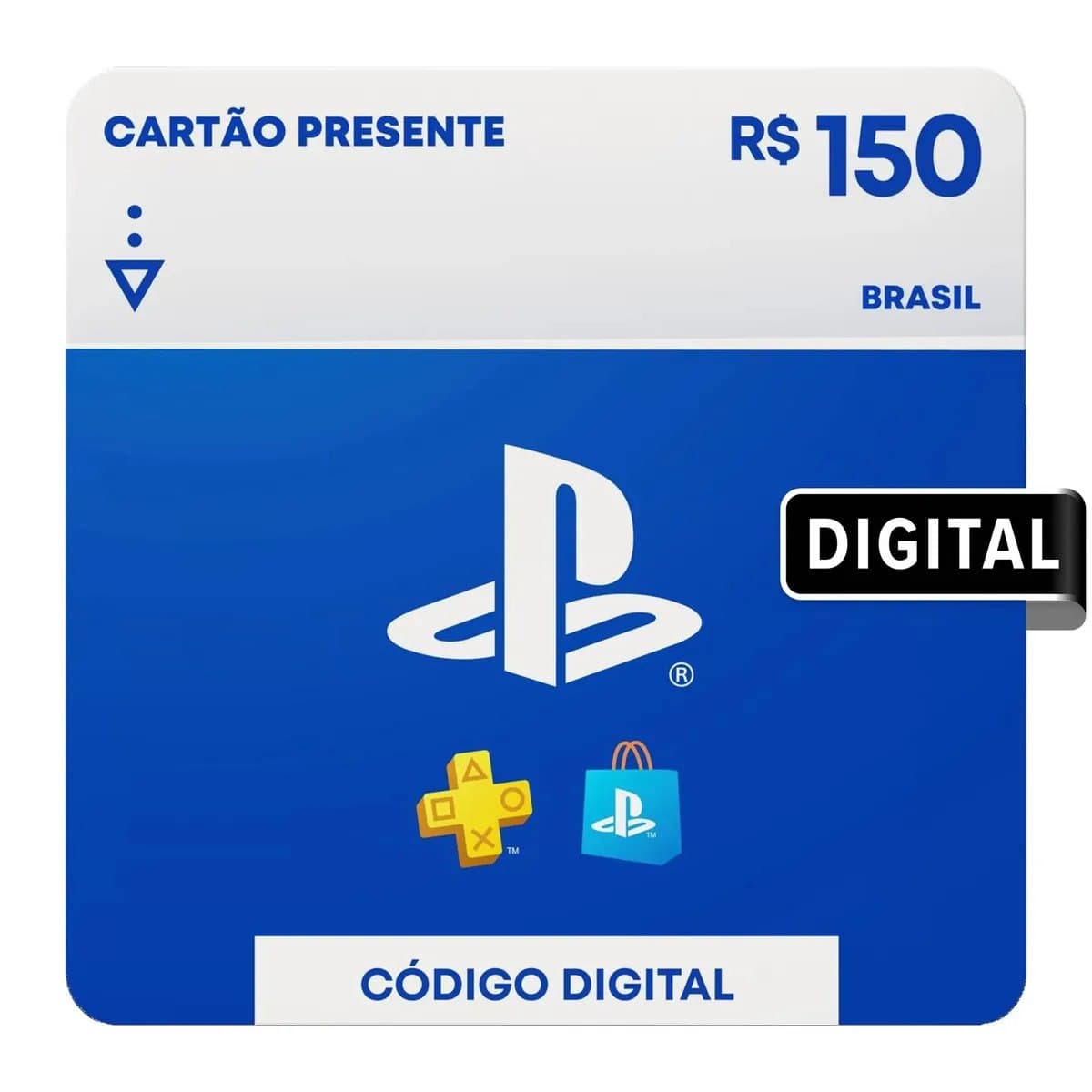 Cartão Presente Sony PlayStation Store R$ 150 Digital