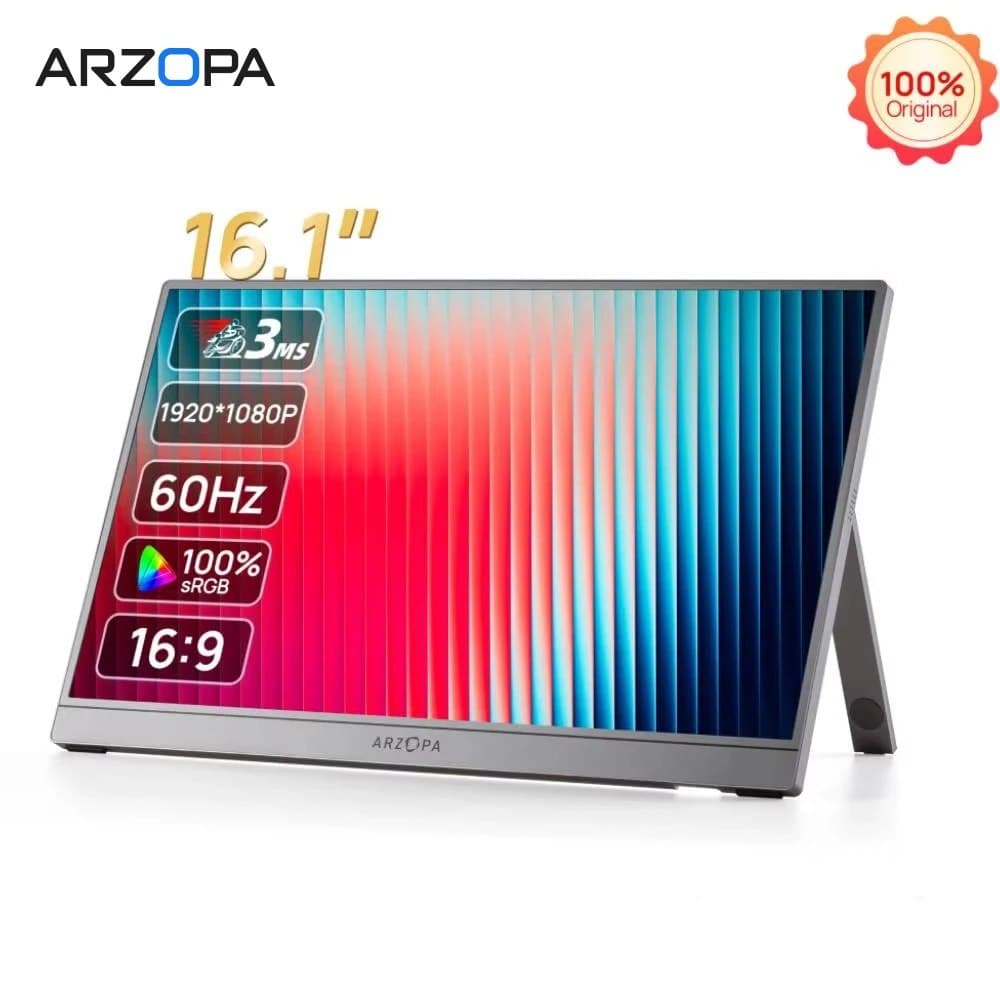 Monitor Portátil Arzopa 16.1 polegadas Full HD 60Hz