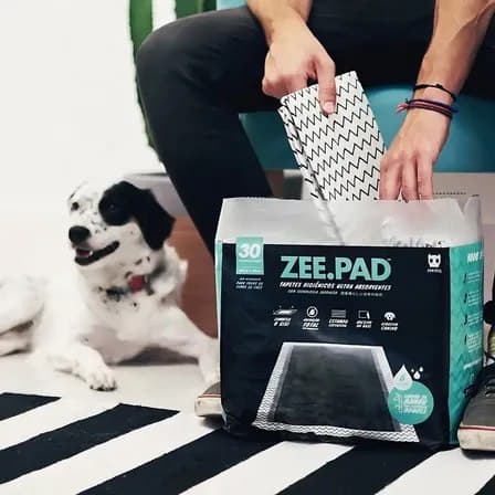 Tapete Higiênico Zee.Dog Bambu 80x60cm 30 Unidades
