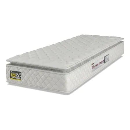 New Millenium Pillow Top D33 Solteiro Branco
