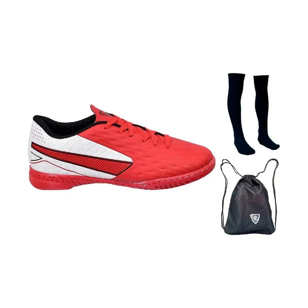 Chuteira Futsal Impactor Vermelha Adulto/Infantil