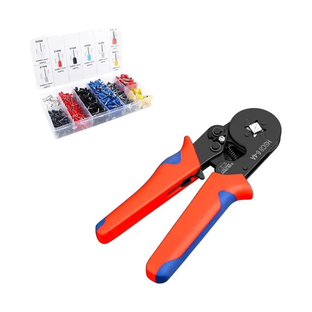 Alicate Crimpar Terminais 1200 Ilhós Tubular
