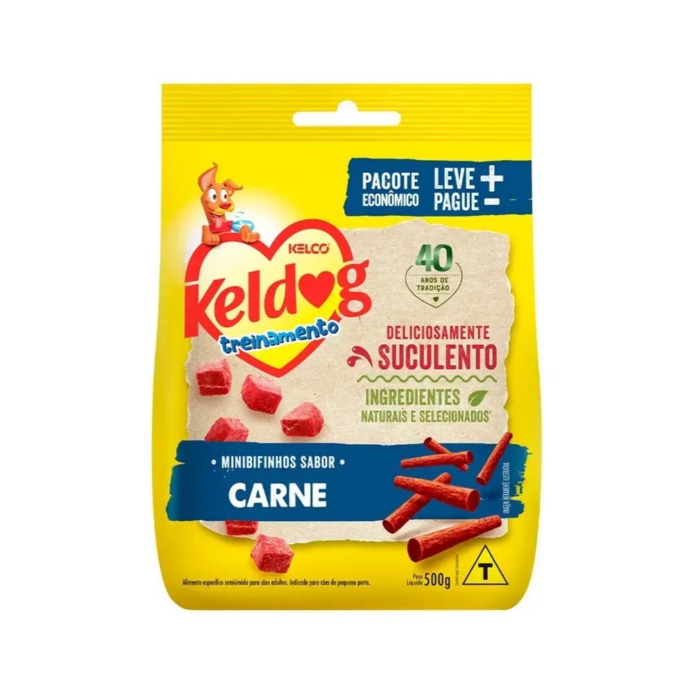 Bifinho Para Cães Keldog Carne 500g Kelco