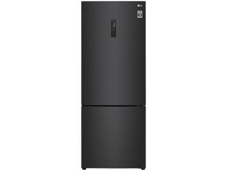 Geladeira LG Inverter Bottom Freezer 451L Black GC-B569NQL2 220V - Geladeira / Refrigerador Inverse - Magazine Emcasacomcecilia
