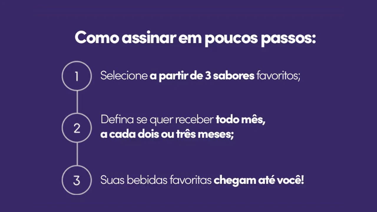 Banner oficial da Dolce Gusto: como assinar em poucos passos. Selecione a partir de 3 sabores, defina se quer receber todo mês, a cada dois ou três meses, e suas bebidas chegam até você