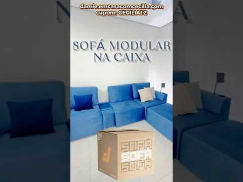 Miniatura: Esse Sofá é MODULAR, Vem numa Caixa e Tem Suporte para Celular 🤔📱 | CUPOM CECILIA12