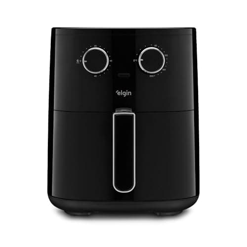 Fritadeira Air Fryer Six Fry Elgin 6,5L Cesto removível 1.500W Preta 110V