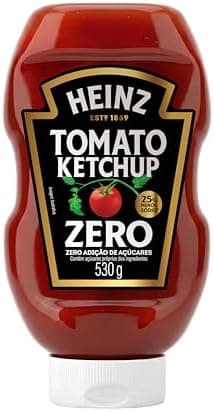 4x Heinz Ketchup Zero Açúcar 530g