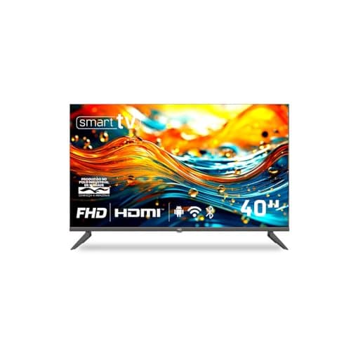 Smart TV HQ 40 polegadas Full HD Android 12 Slim HQS40NKHM