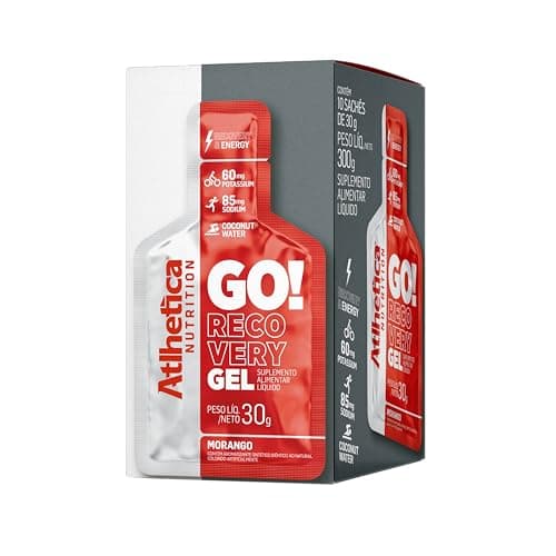 Go Energy Gel (10 Sachês) - Sabor Guaraná e Açai, Atlhetica Nutrition, Roxo