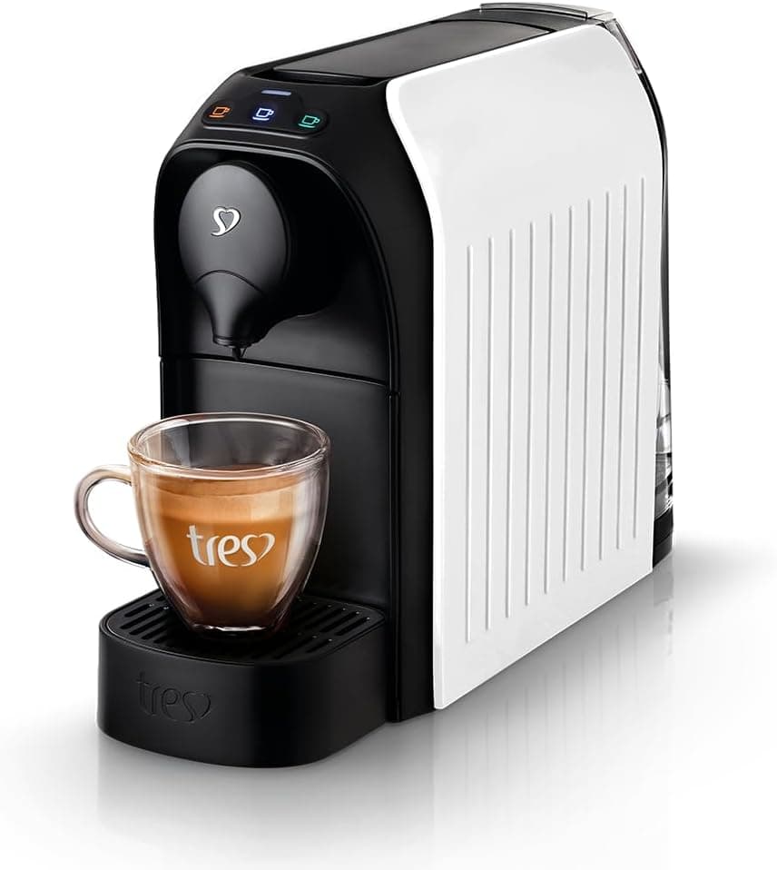 3 Corações TRES Cafeteira Espresso e Multibebida Passione Branca - 220V